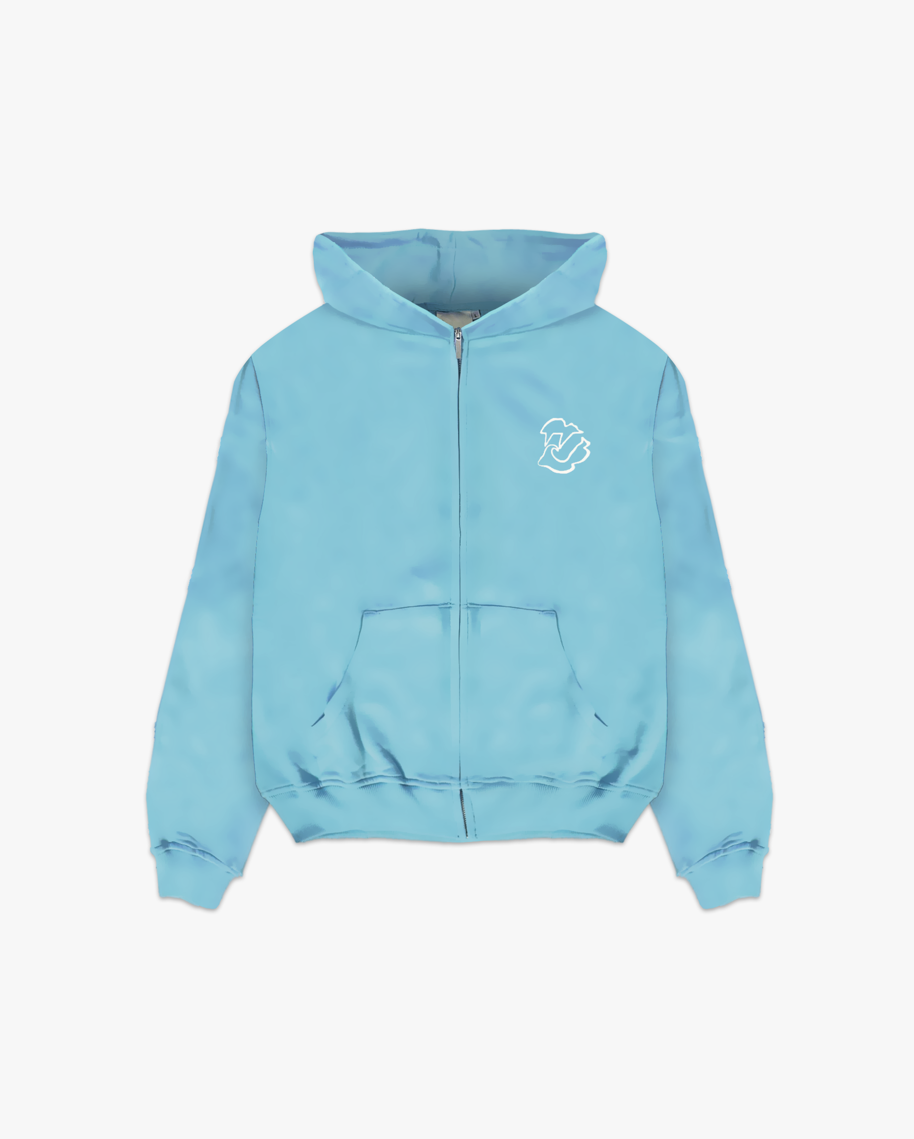Pastel Blue Relaxed hoodie - Wave x Syrup – Wave Esports