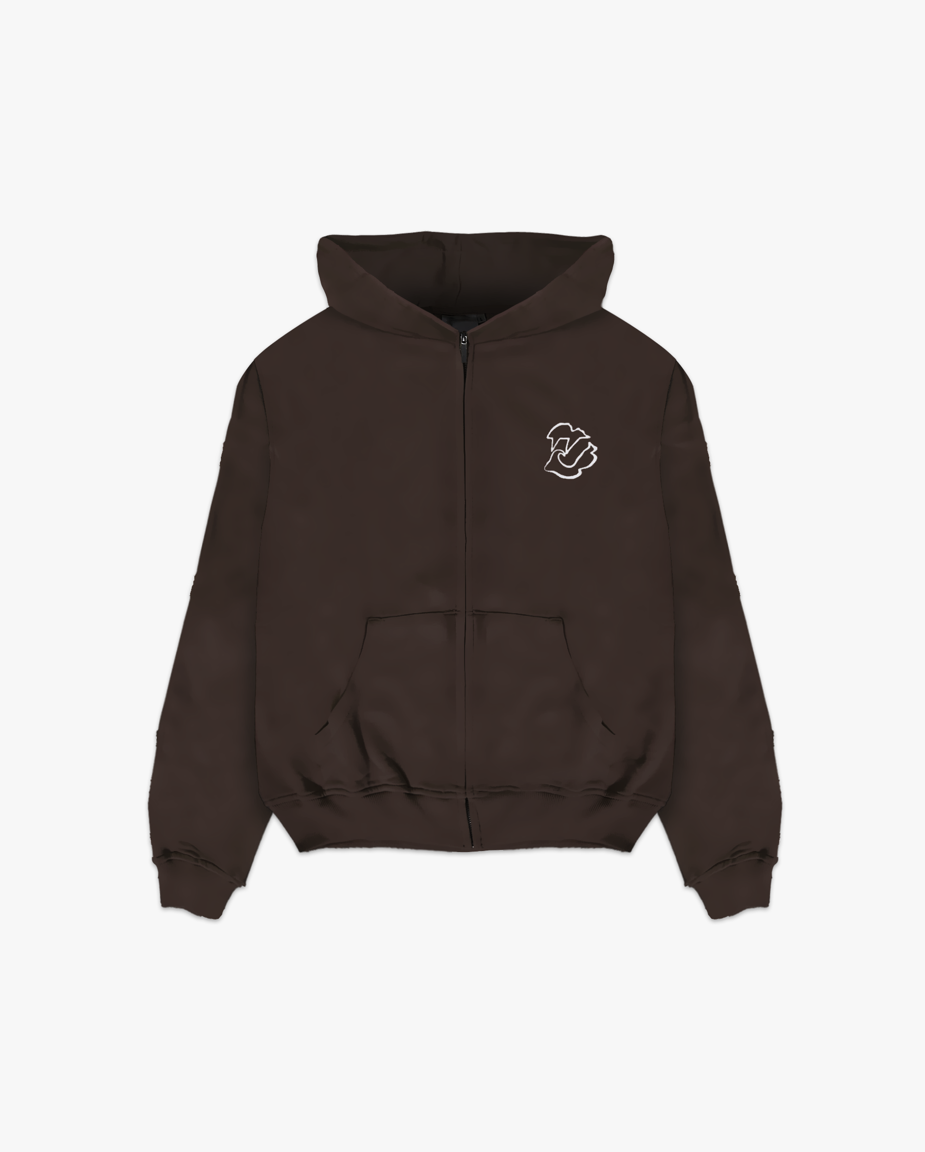Brown Relaxed hoodie - Wave x Syrup – Wave Esports