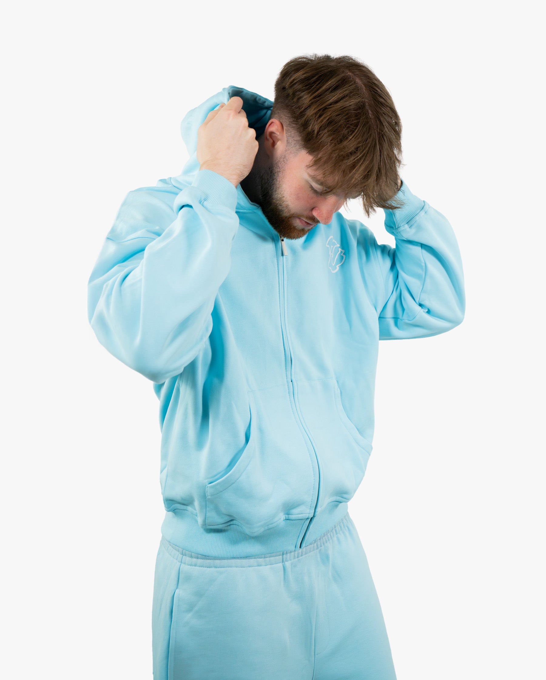Pastel Blue Relaxed hoodie - Wave x Syrup – Wave Esports