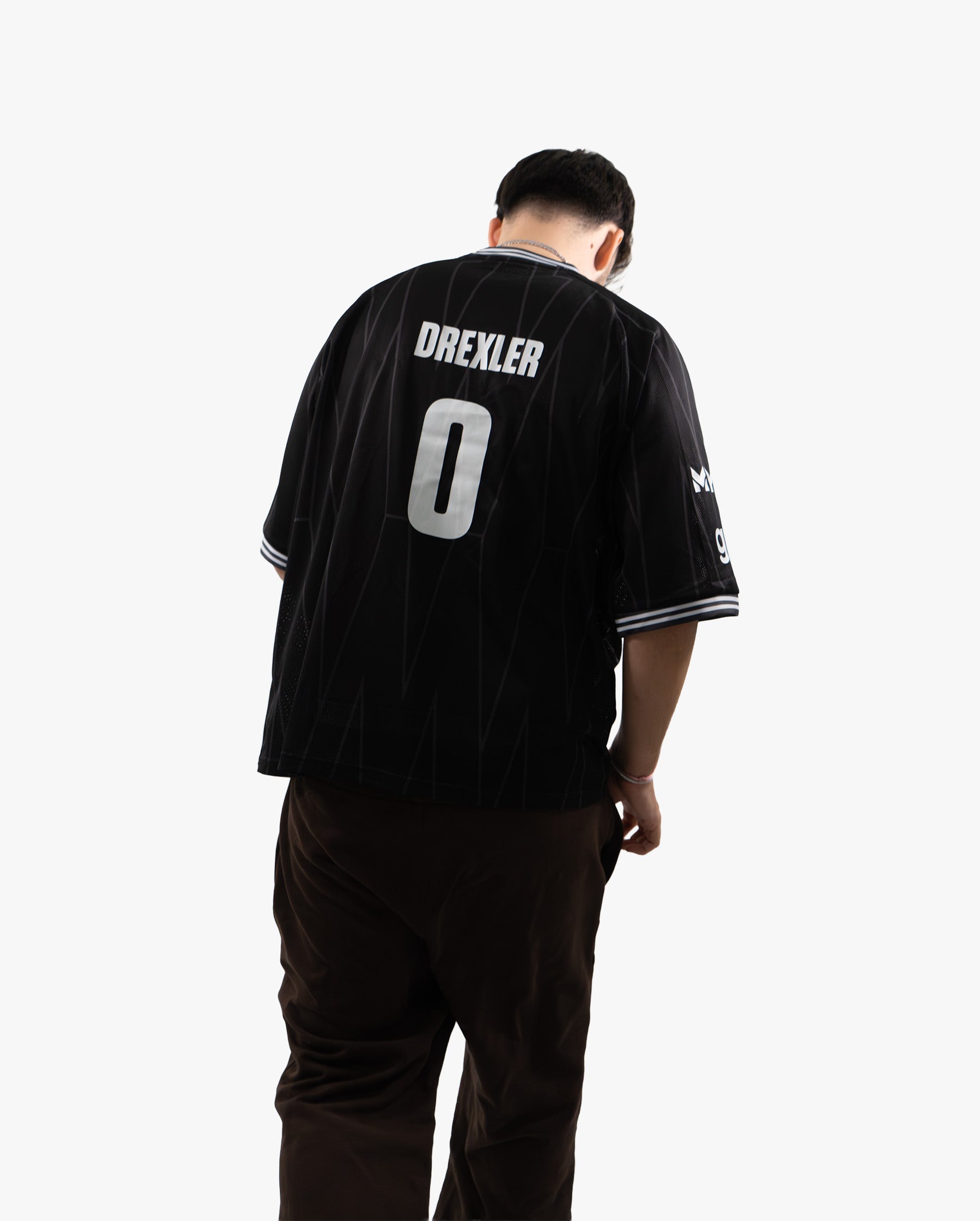Wave Esports brown straight-leg sweatpants, Drexler back pic
