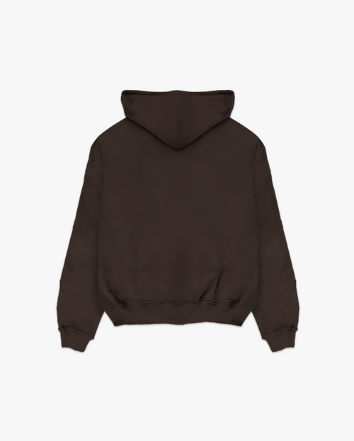 Brown Relaxed hoodie - Wave x Syrup – Wave Esports